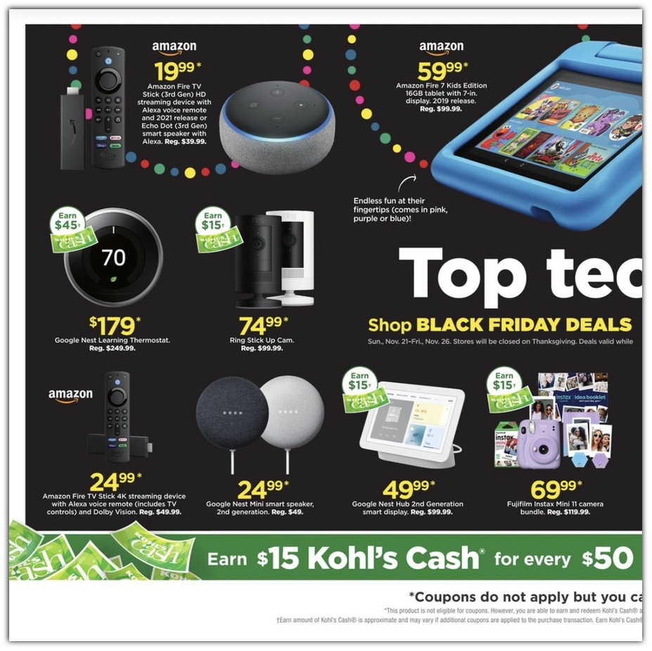 Kohl's 2021 Black Friday Ad Page 4