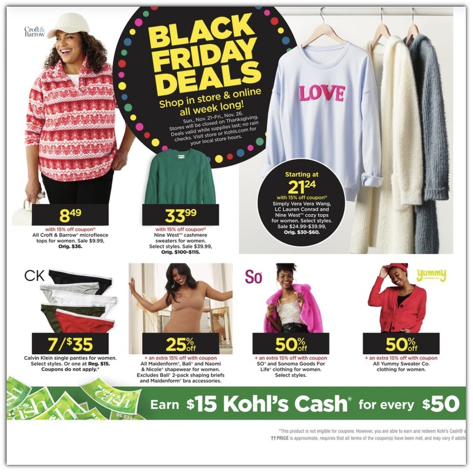 Kohl's 2021 Black Friday Ad Page 47