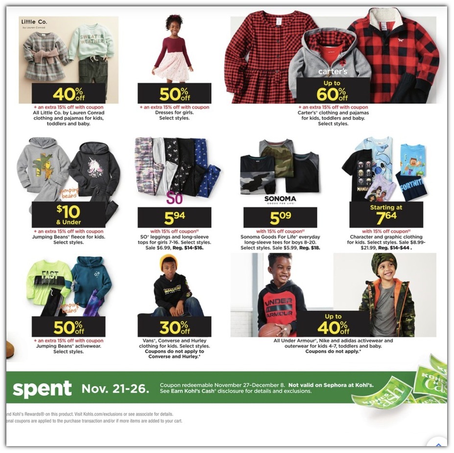 Kohl's 2021 Black Friday Ad Page 52