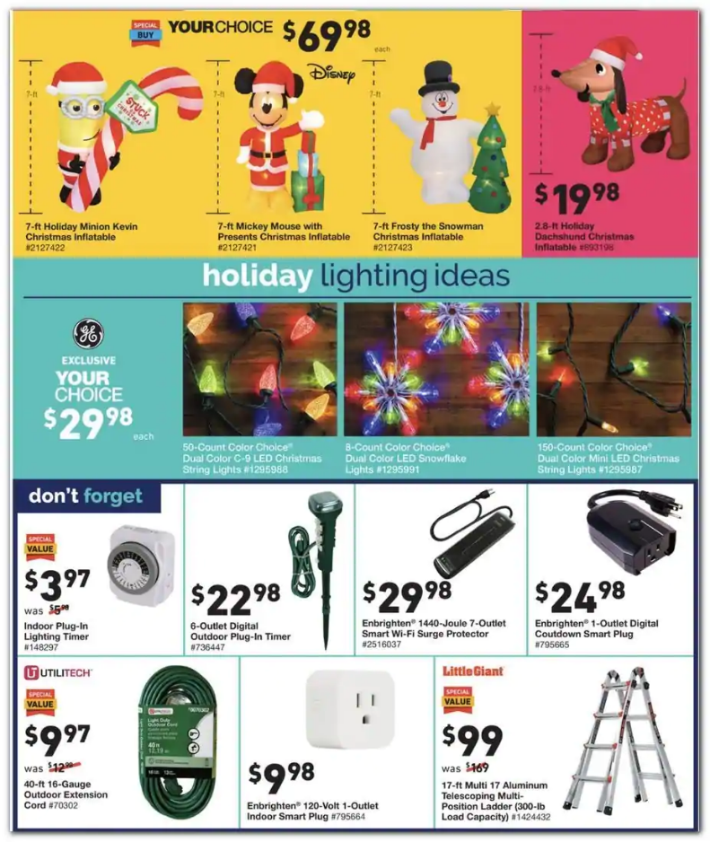 Lowe's 2020 Black Friday Ad Page 10