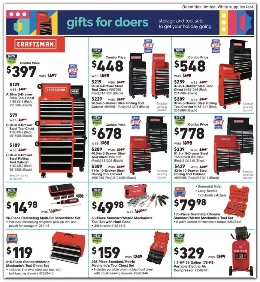 Lowe's 2020 Black Friday Ad Page 13
