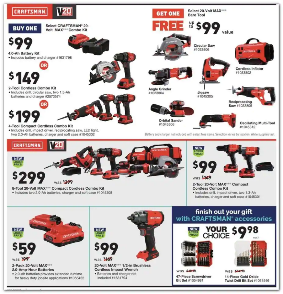 Lowe's 2020 Black Friday Ad Page 22