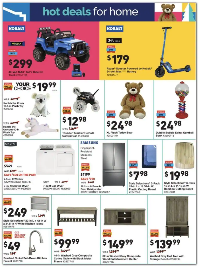 Lowe's 2020 Black Friday Ad Page 3