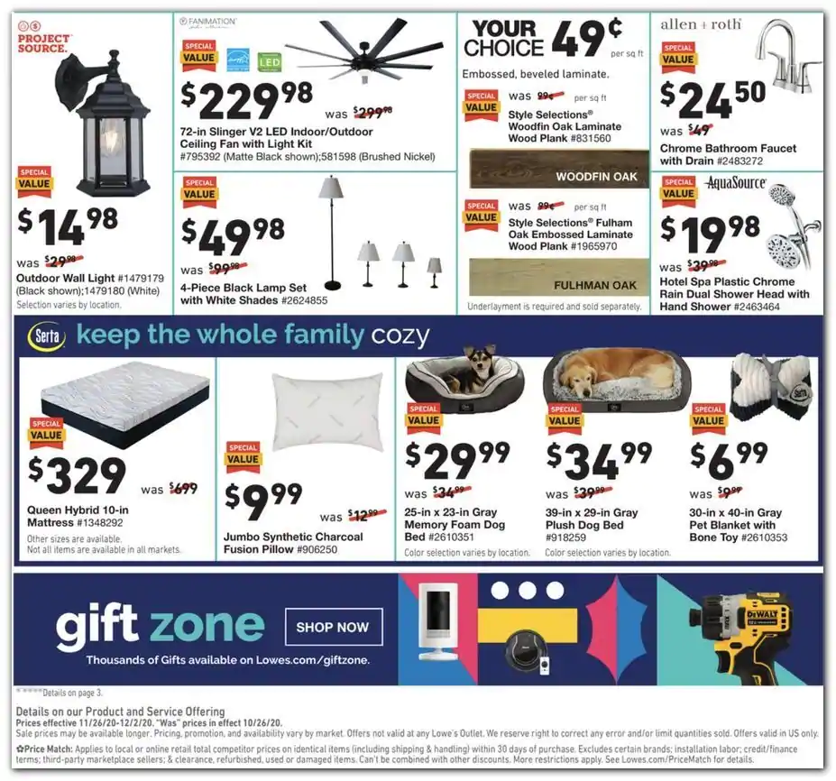 Lowe's 2020 Black Friday Ad Page 4