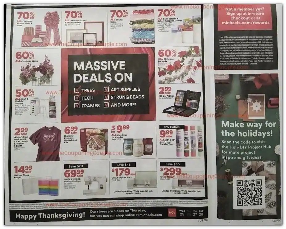 Michaels 2020 Black Friday Ad Page 2