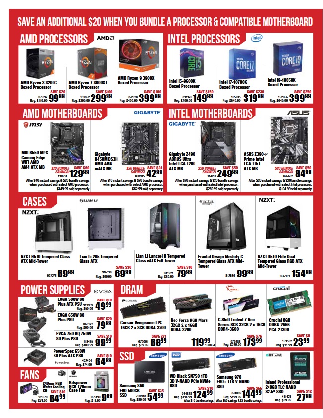 Micro Center 2020 Black Friday Ad Page 2