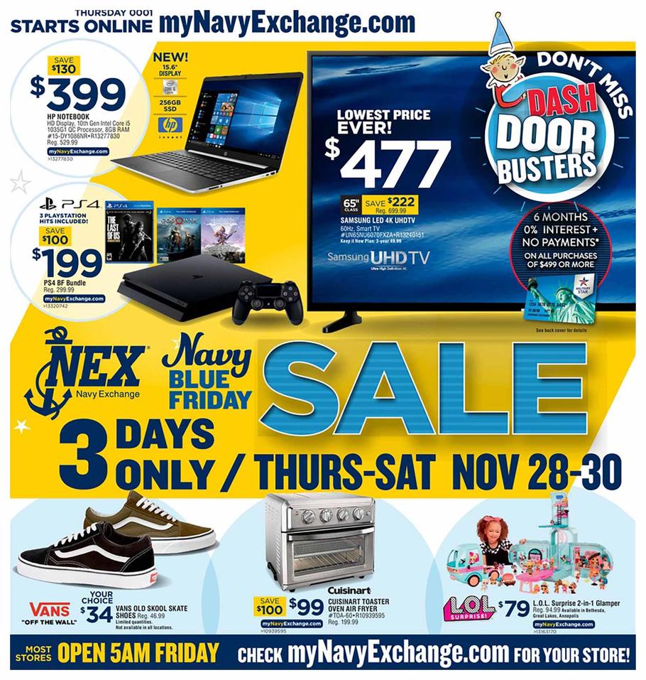 Navy Exchange 2019 Black Friday Ad Page 1