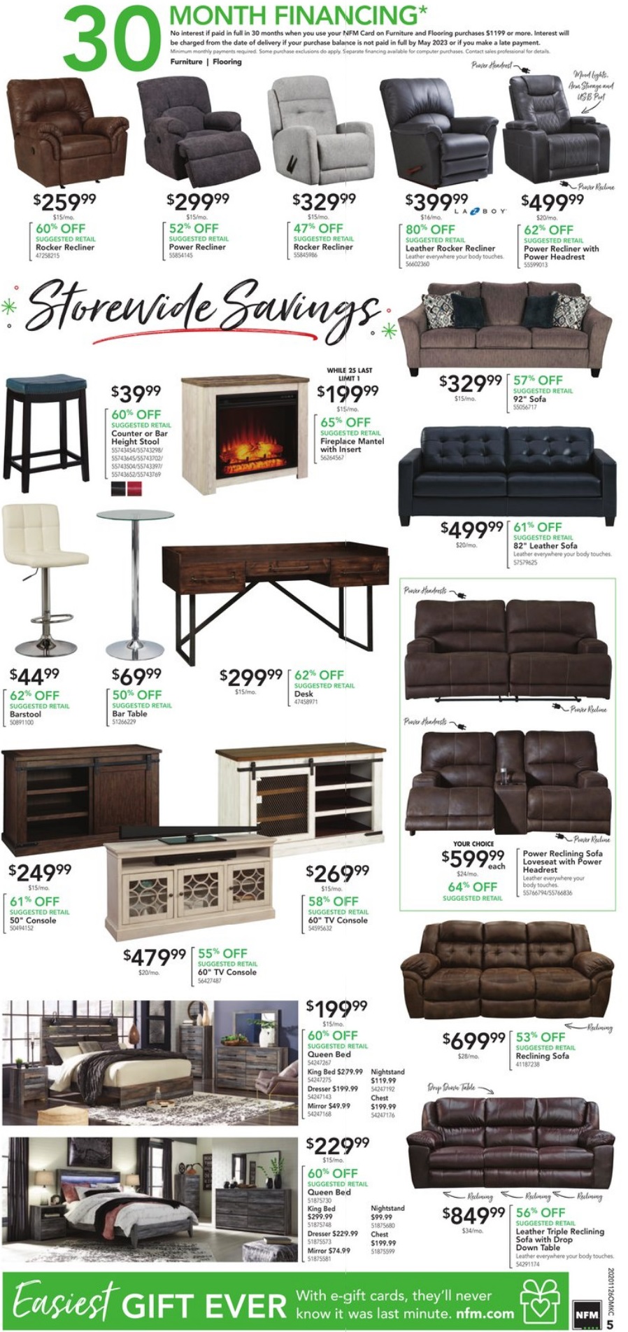 Nebraska Furniture Mart 2020 Black Friday Ad Page 9