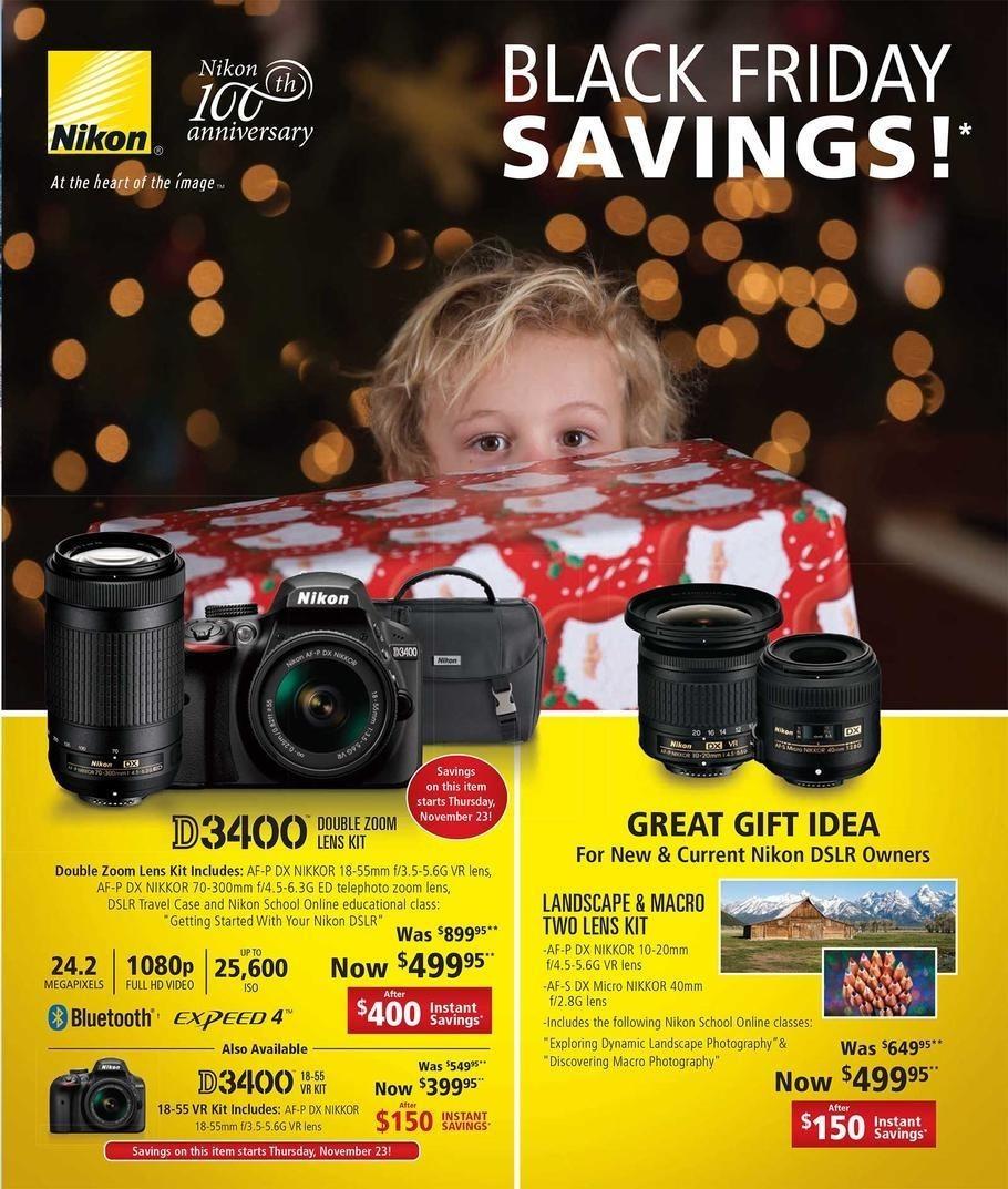 Nikon Store 2017 Black Friday Ad Page 1