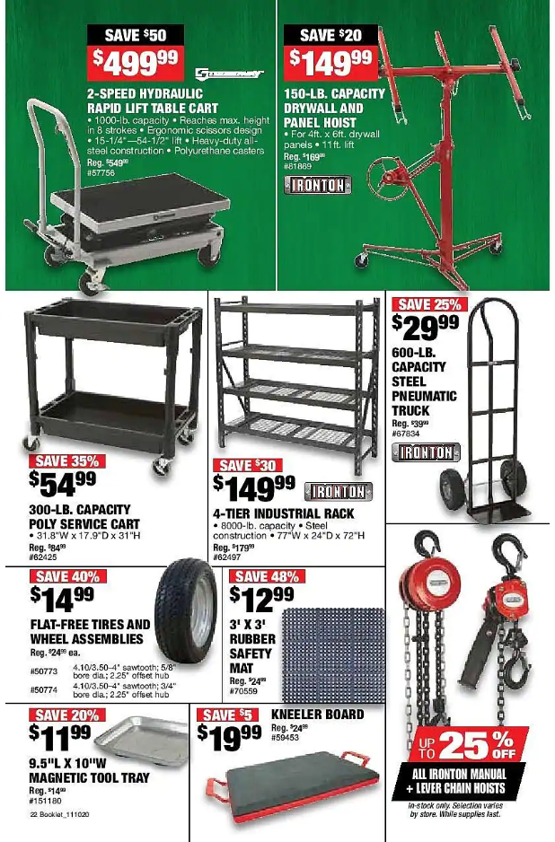 Northern Tool and Equipment 2020 Black Friday Ad Page 12