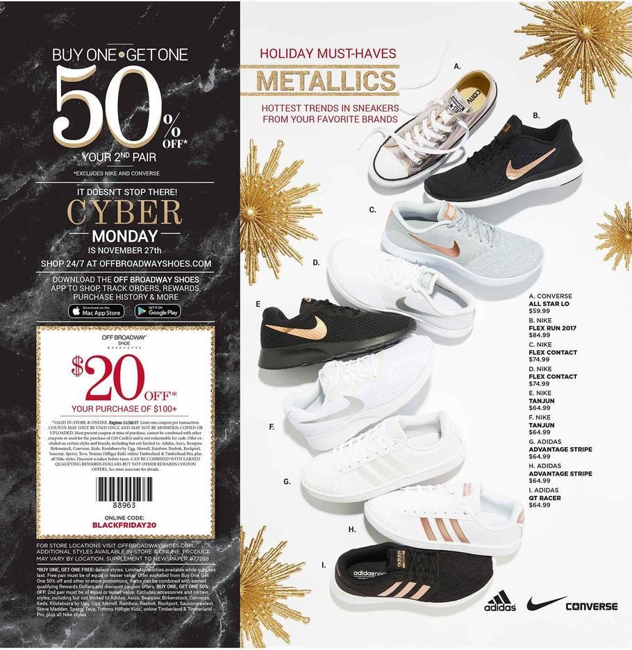 Off Broadway Shoes 2017 Black Friday Ad Page 4