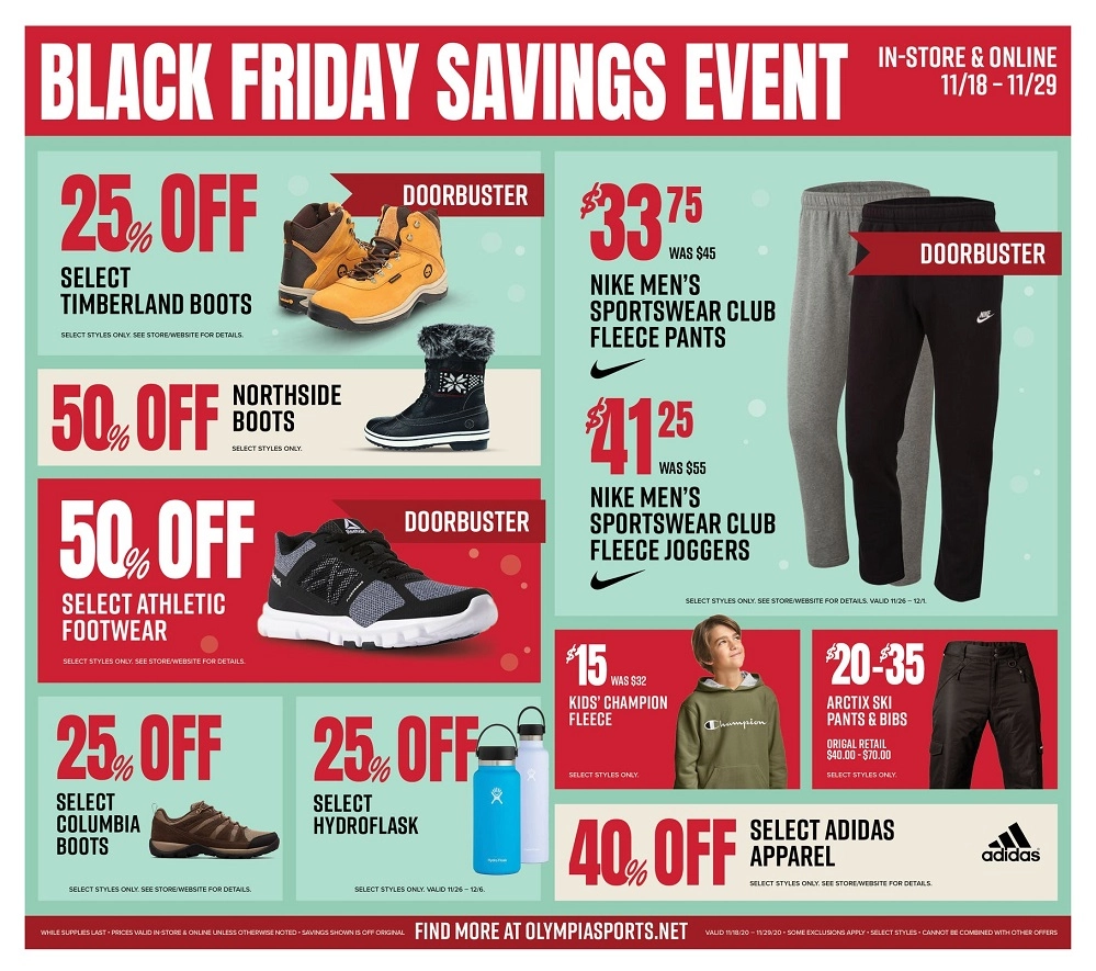 Olympia Sports 2020 Black Friday Ad Page 2