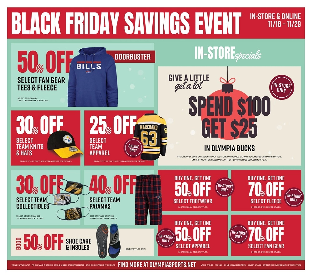 Olympia Sports 2020 Black Friday Ad Page 4