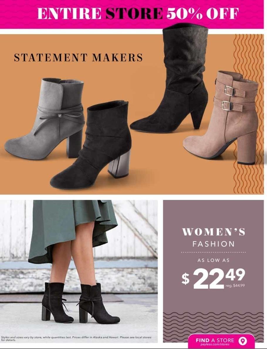 Payless ShoeSource 2018 Black Friday Ad Page 6