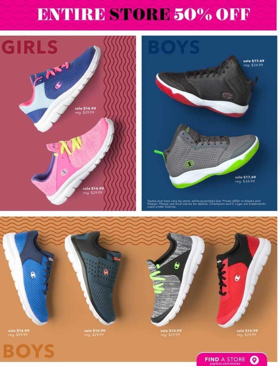 Payless ShoeSource 2018 Black Friday Ad Page 8