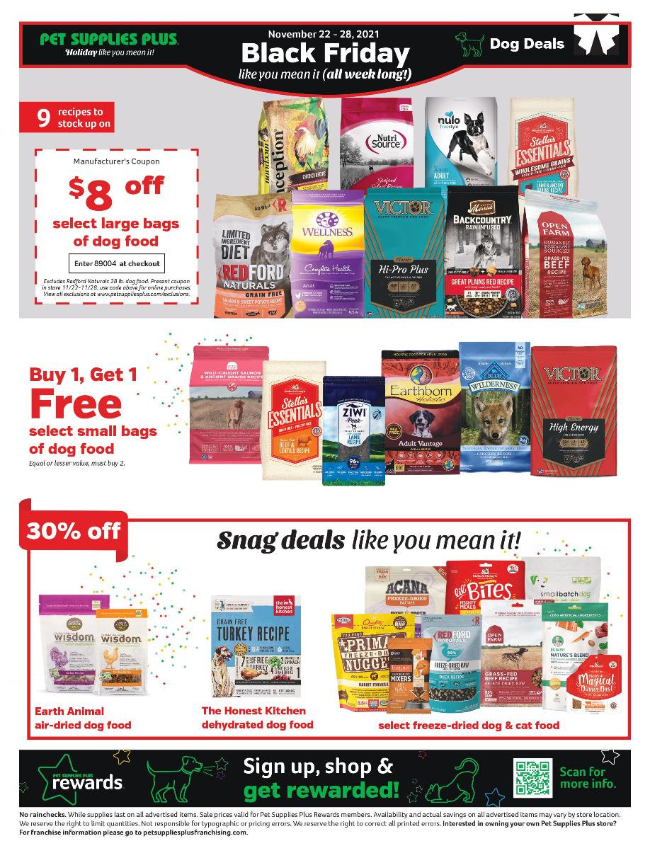 Pet Supplies Plus 2021 Black Friday Ad Page 2