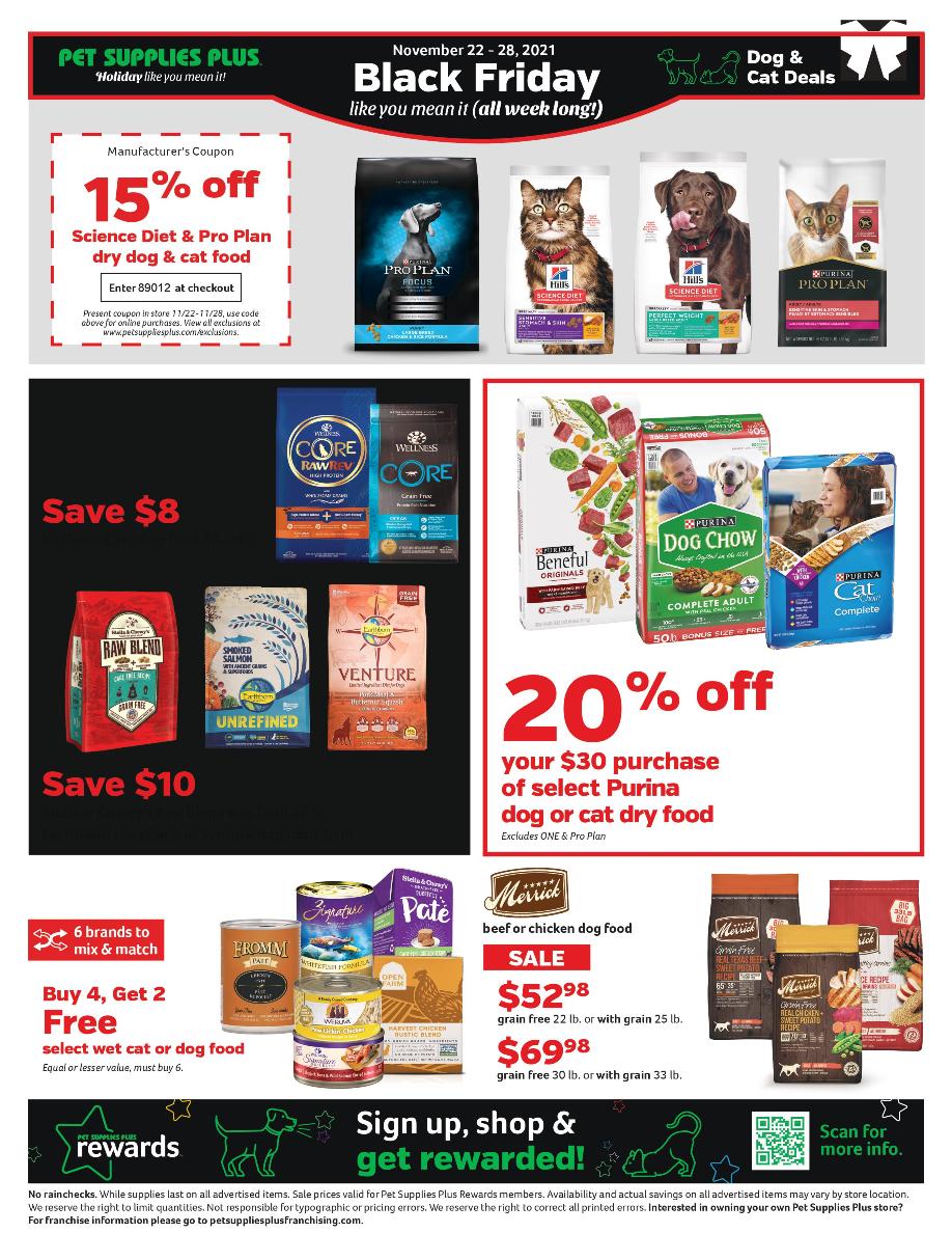 Pet Supplies Plus 2021 Black Friday Ad Page 3