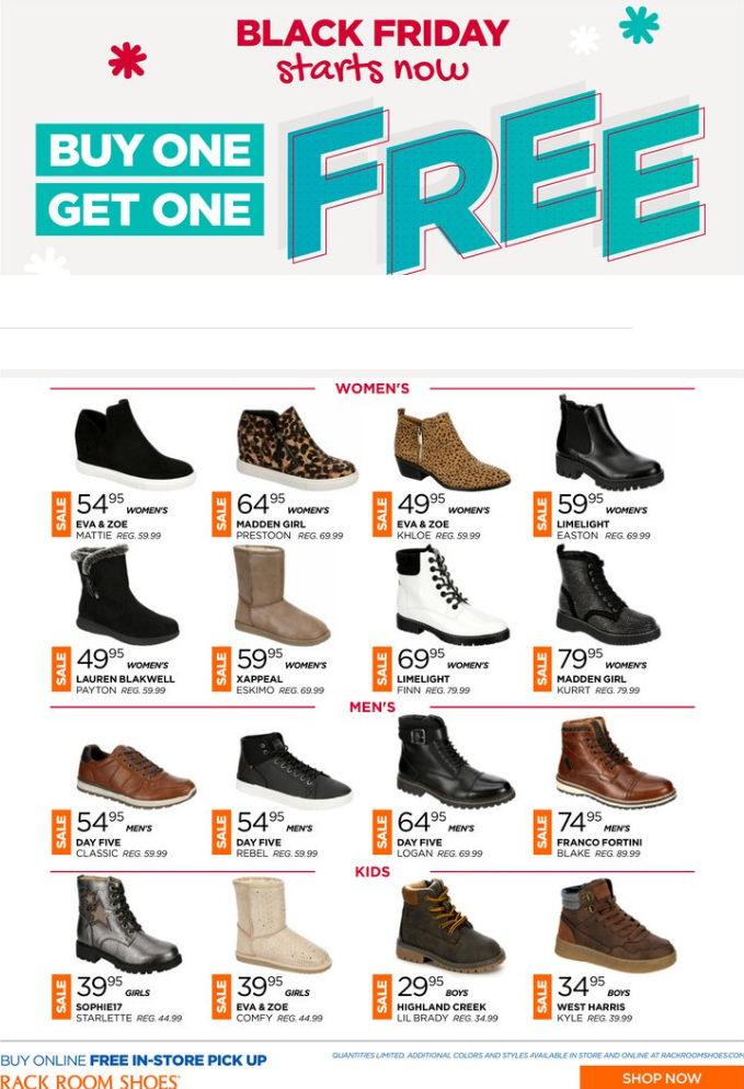 Rack Room Shoes 2020 Black Friday Ad Page 2