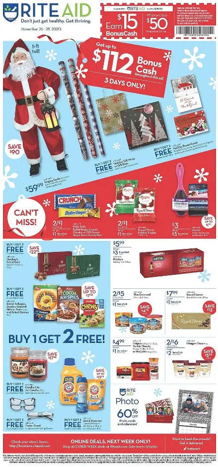 Rite Aid 2020 Black Friday Ad Page 1