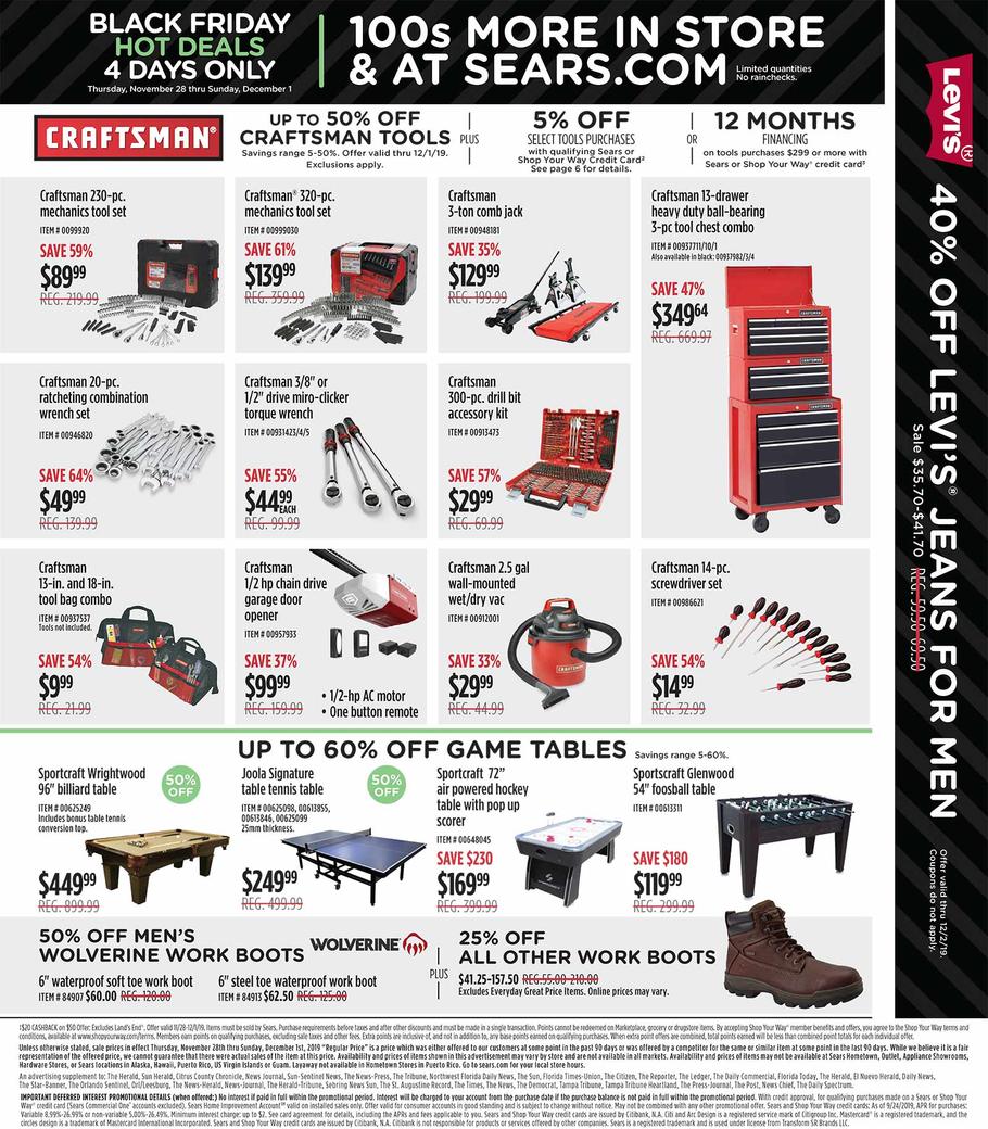 Sears 2019 Black Friday Ad Page 4
