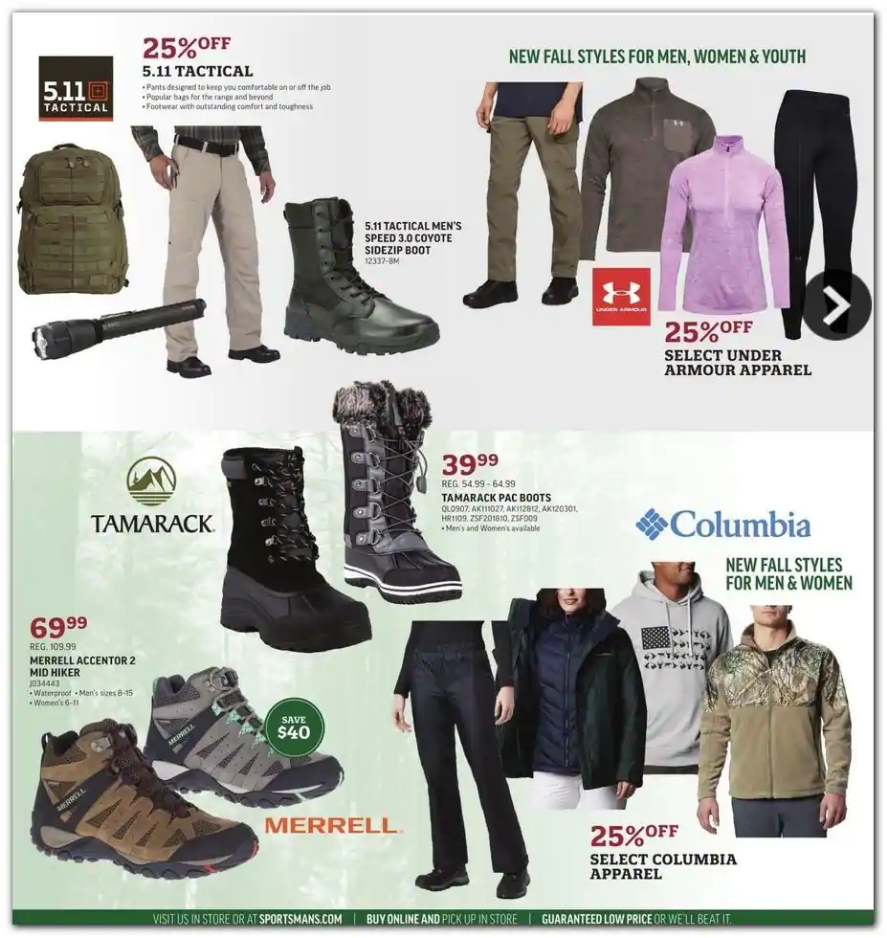 Sportsman's Warehouse 2020 Black Friday Ad Page 3