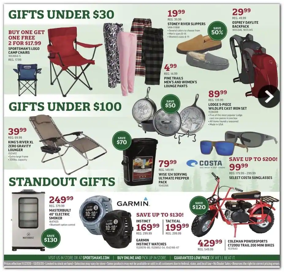 Sportsman's Warehouse 2020 Black Friday Ad Page 8