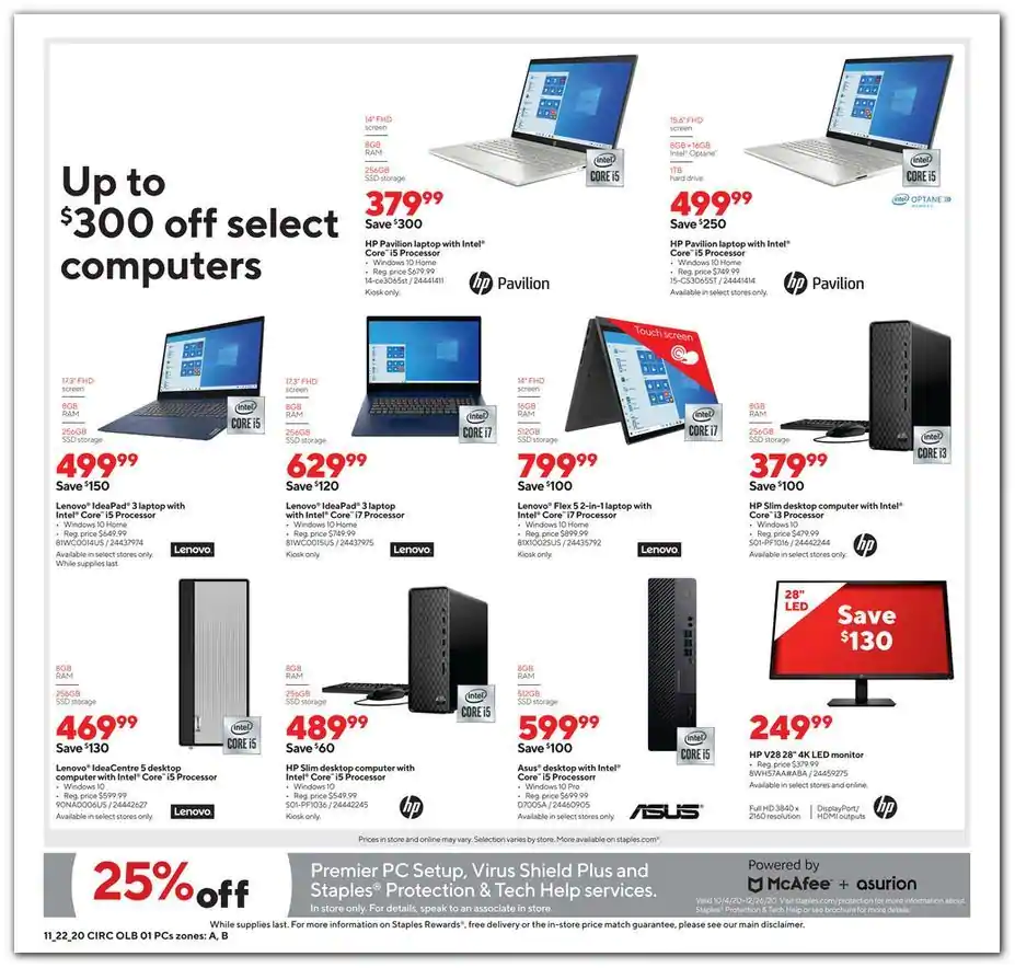 Staples 2020 Black Friday Ad Page 10
