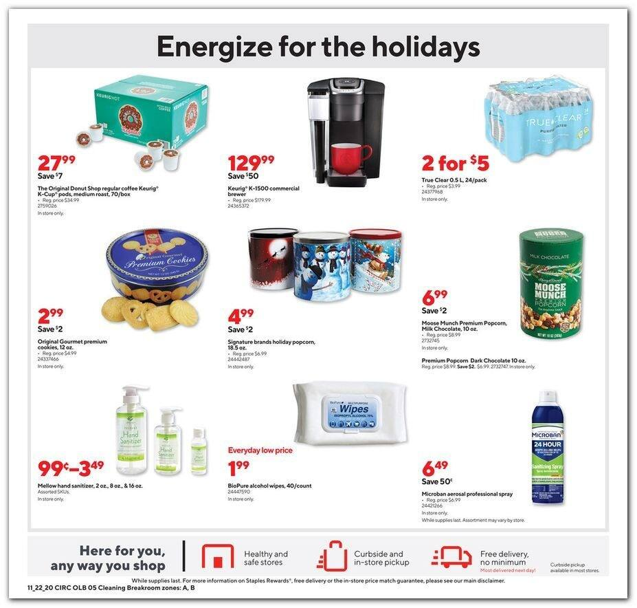 Staples 2020 Black Friday Ad Page 14