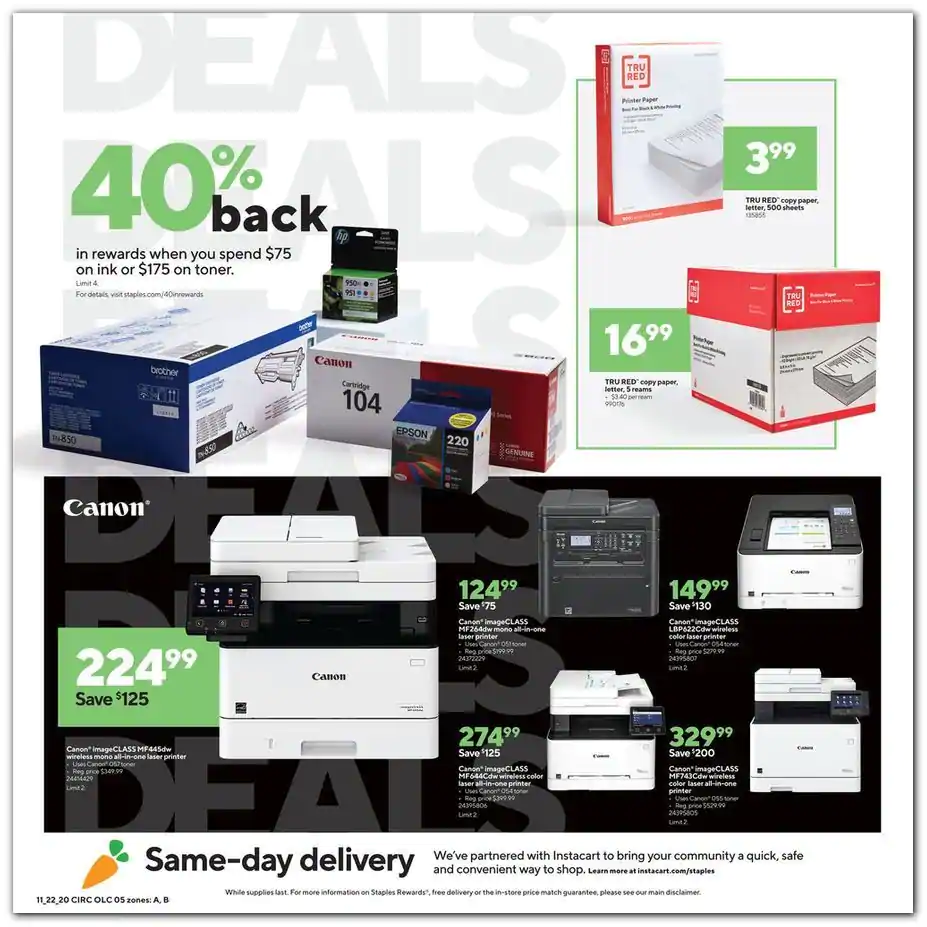 Staples 2020 Black Friday Ad Page 5