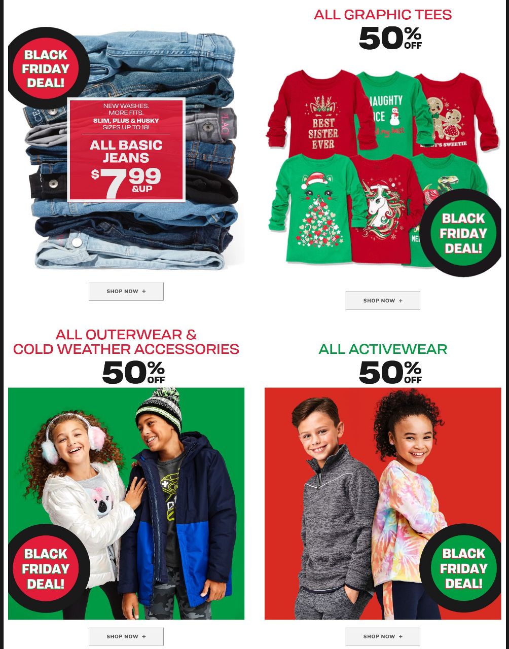 The Children's Place 2020 Black Friday Ad Page 4