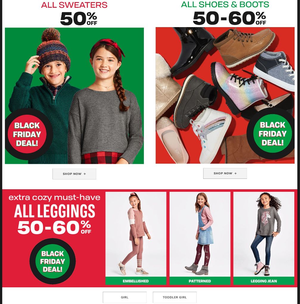 The Children's Place 2020 Black Friday Ad Page 5