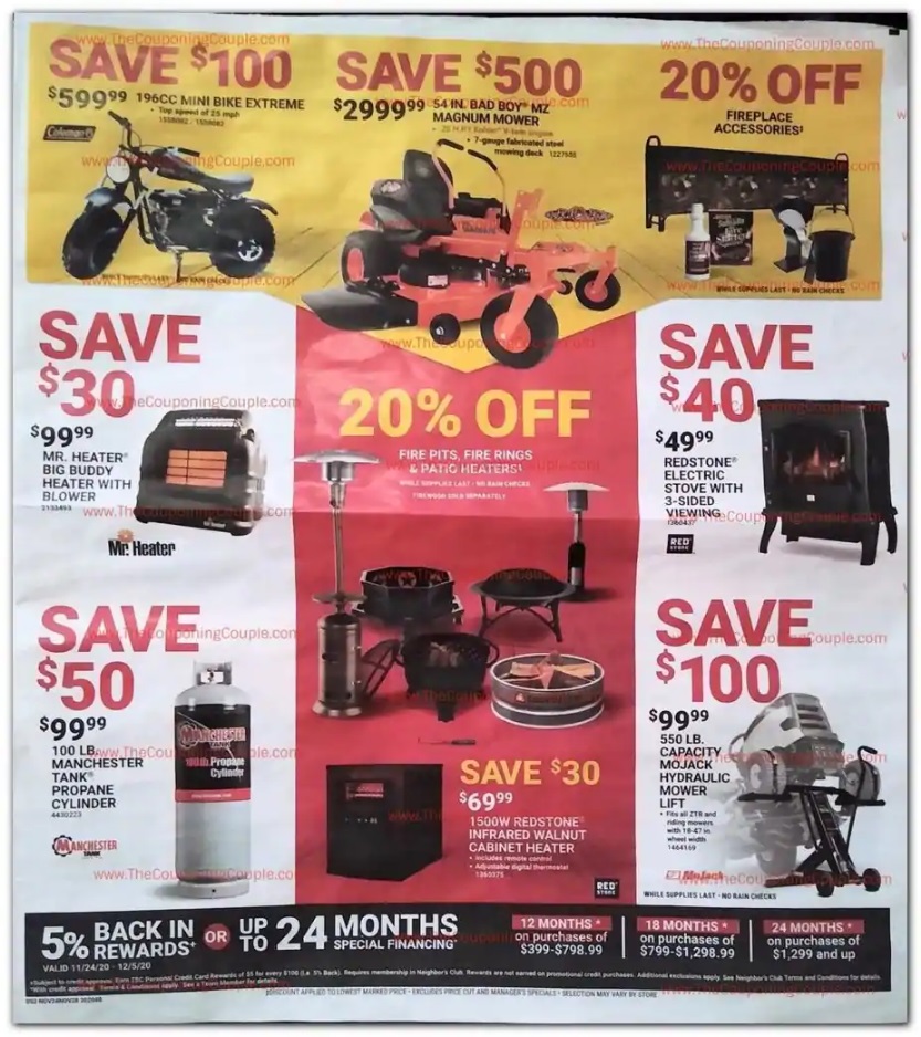 Tractor Supply Co 2020 Black Friday Ad Page 4