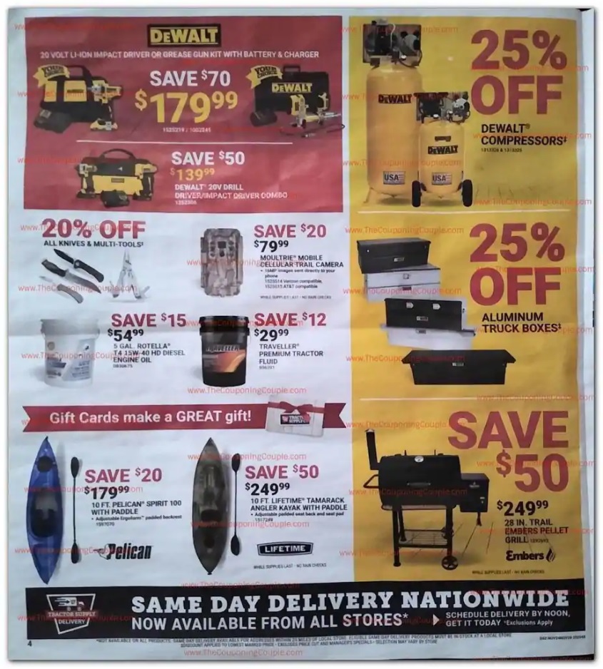 Tractor Supply Co 2020 Black Friday Ad Page 5