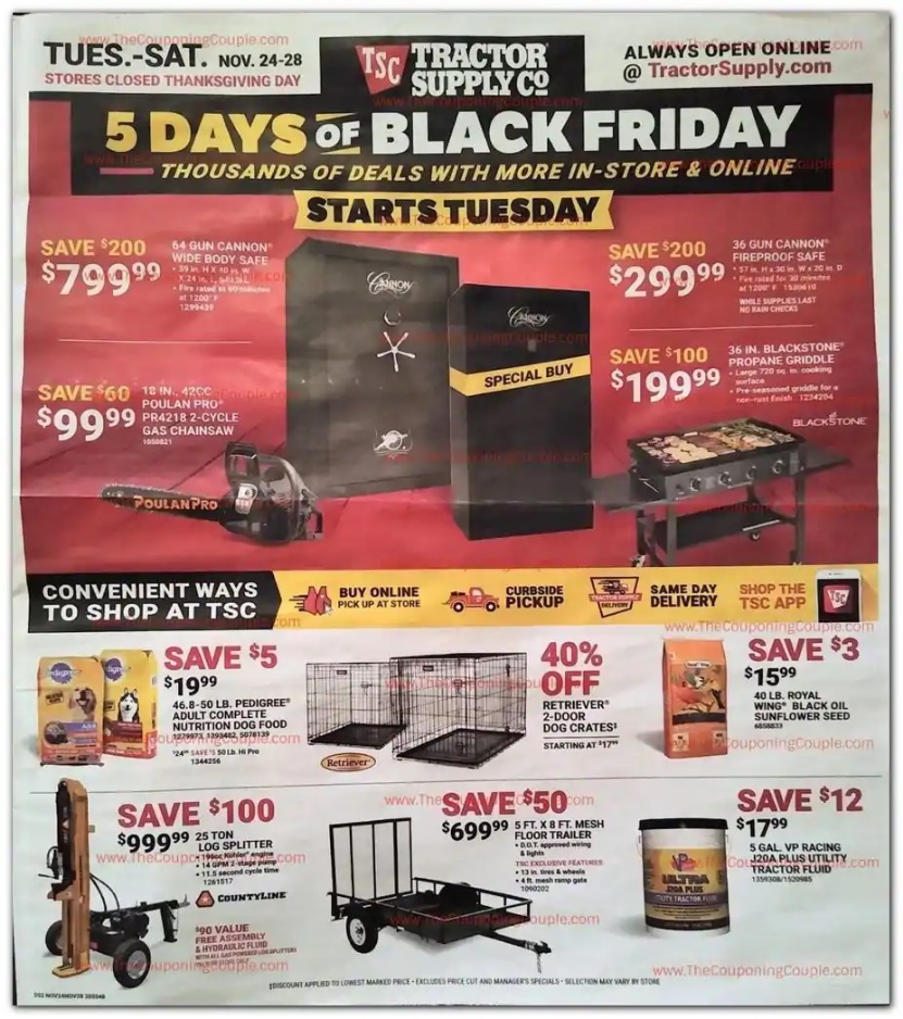 Tractor Supply Co 2020 Black Friday Ad Page 6