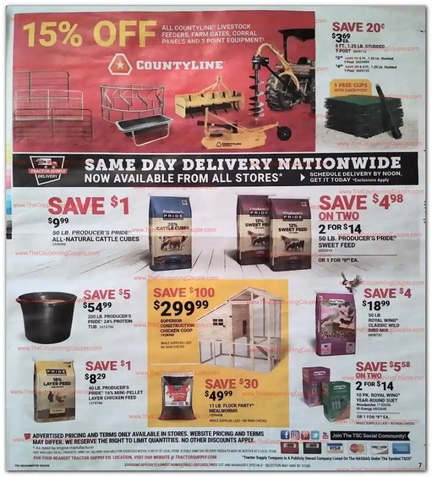 Tractor Supply Co 2020 Black Friday Ad Page 7