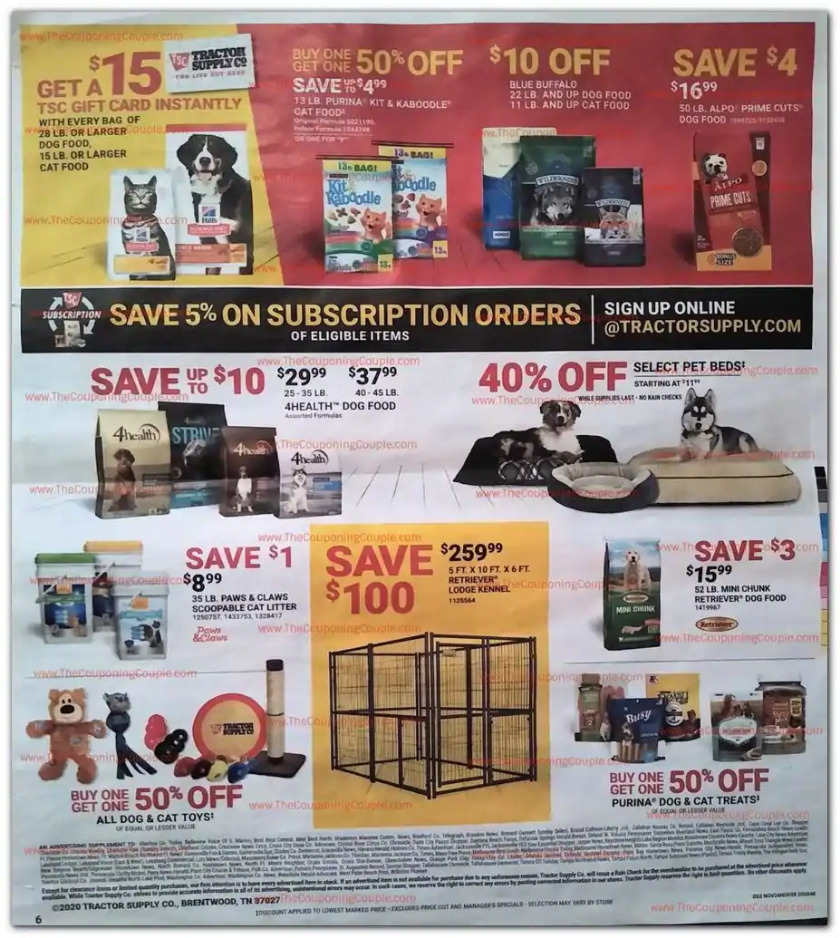 Tractor Supply Co 2020 Black Friday Ad Page 8