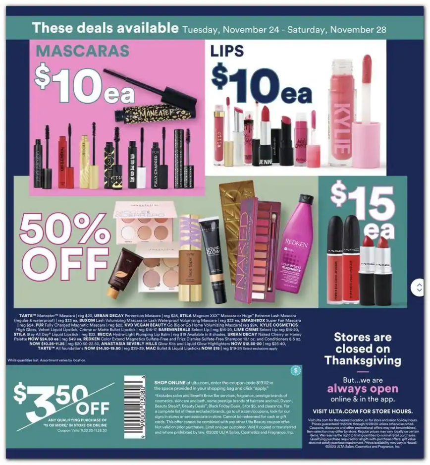ULTA Beauty 2020 Black Friday Ad Page 4
