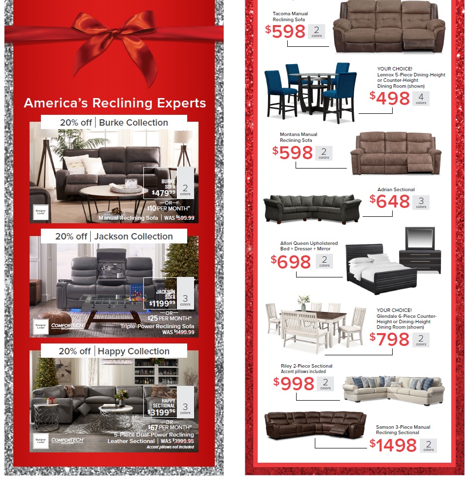 Value City Furniture 2020 Black Friday Ad Page 2