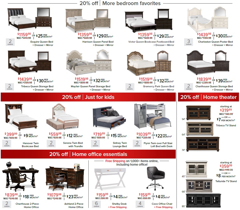 Value City Furniture 2020 Black Friday Ad Page 6