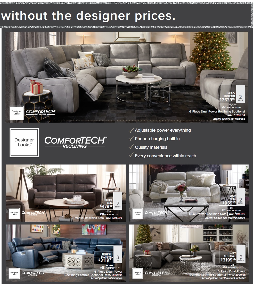 Value City Furniture 2020 Black Friday Ad Page 9
