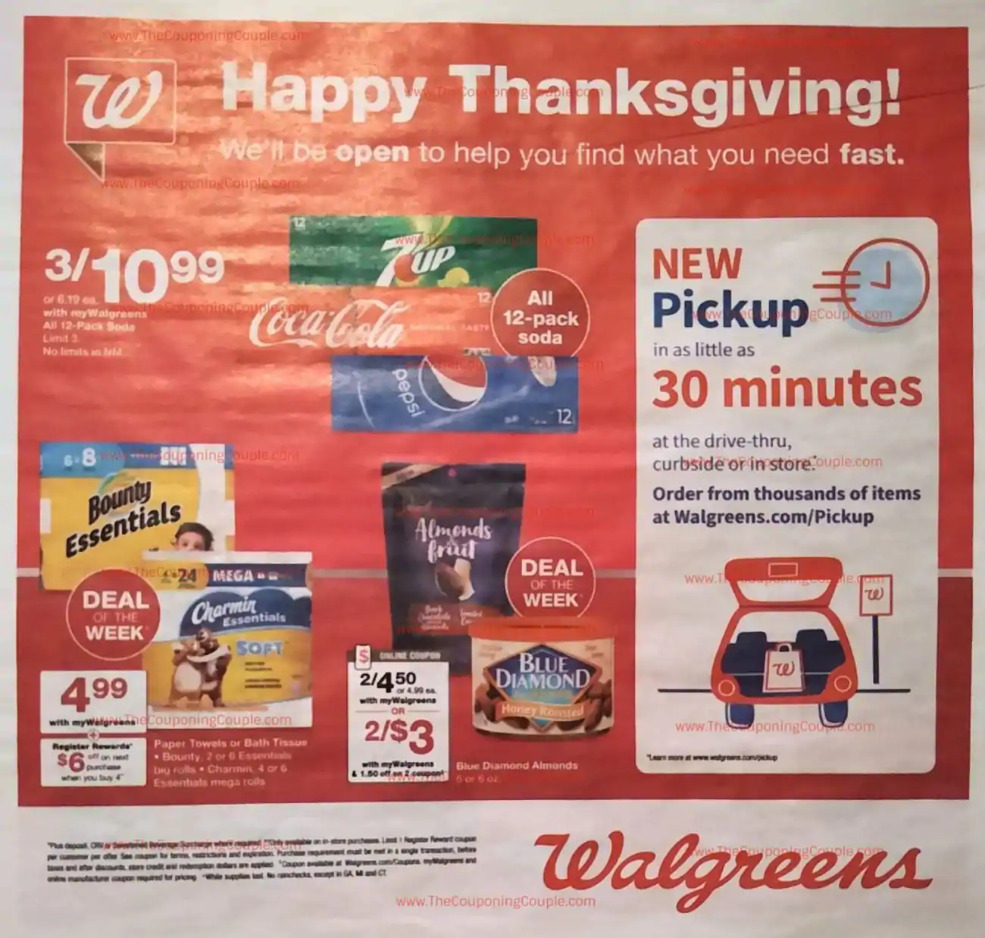 Walgreens 2020 Black Friday Ad Page 1