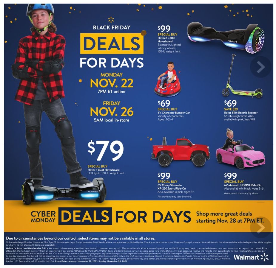 Walmart 2021 Black Friday Ad Page 20