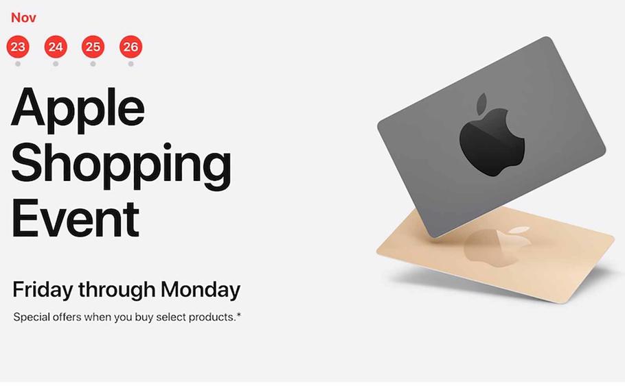 Apple Store 2018 Cyber Monday Ad
