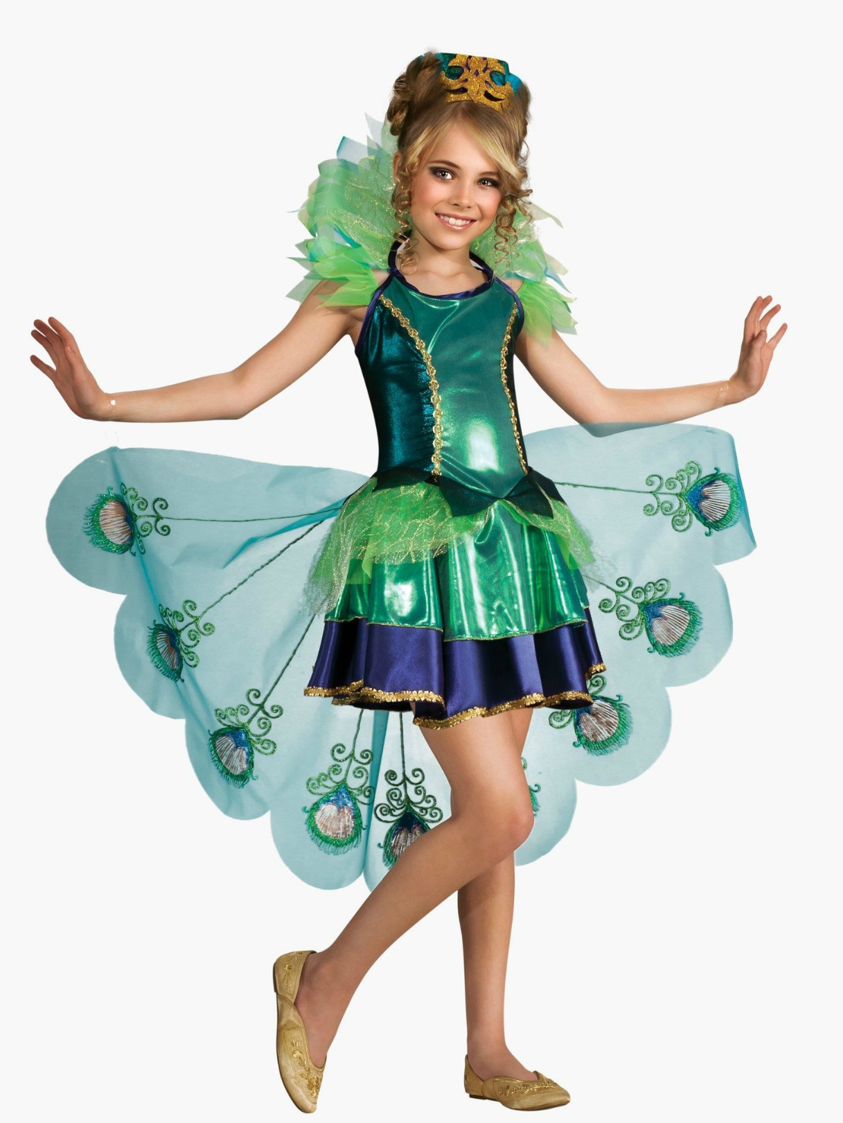 Peacock Costume for Girls