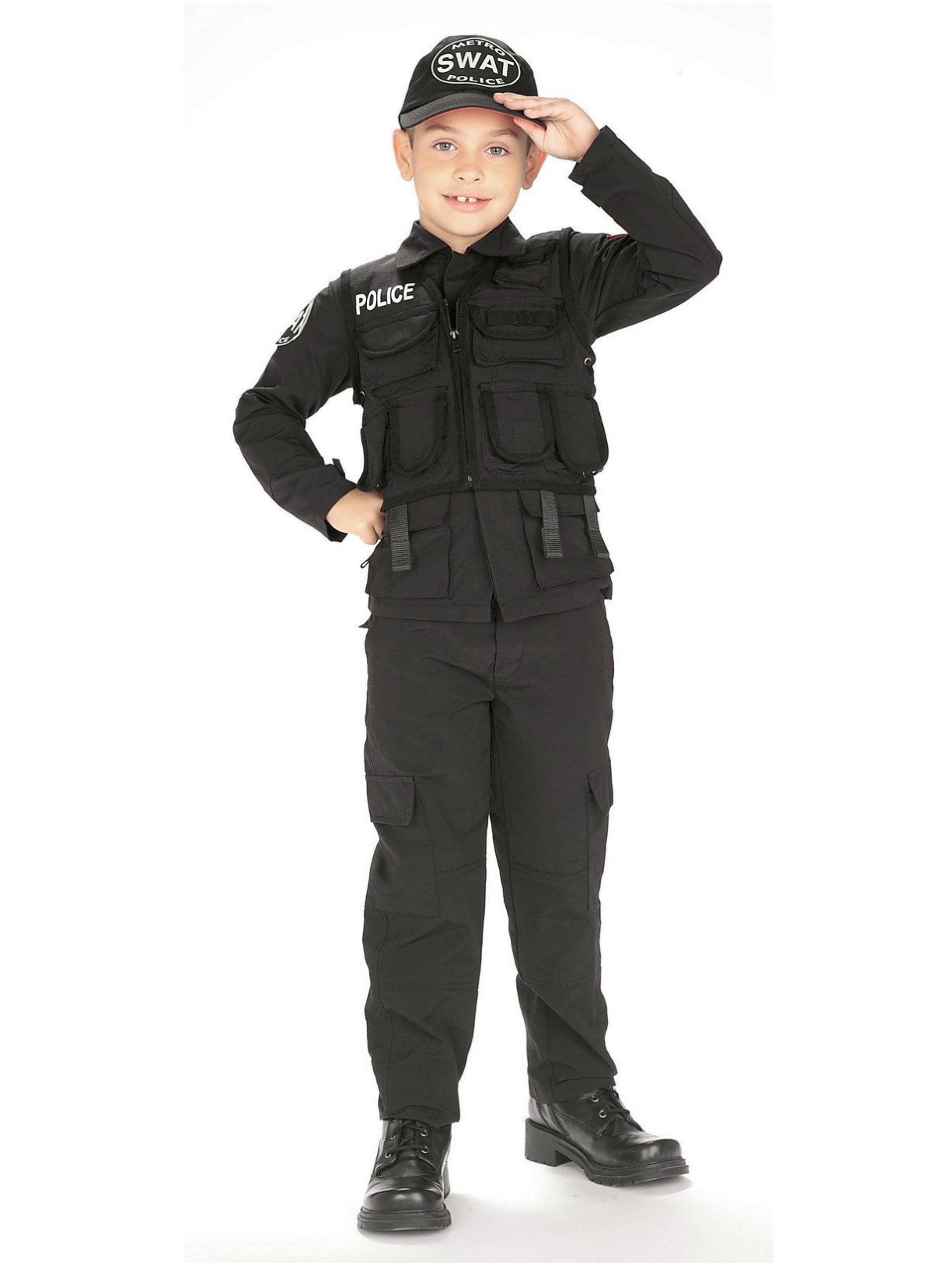 SWAT Police Childrens Costume