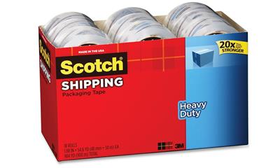 Scotch 3850 Heavy-Duty Packaging Tape (18-Rolls)