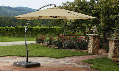 Garden Oasis 11.5 Ft. Steel Round Offset Umbrella