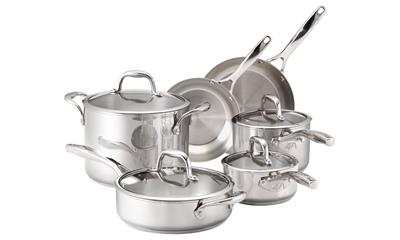 Guy Fieri Stainless Steel 10pc Cookware Set