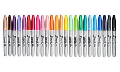Sharpie Fine Point Permanent Markers (24 Pack)