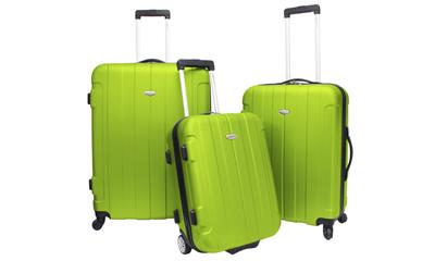 Travelers Choice Rome 3pc Hardside Spinner Luggage Set